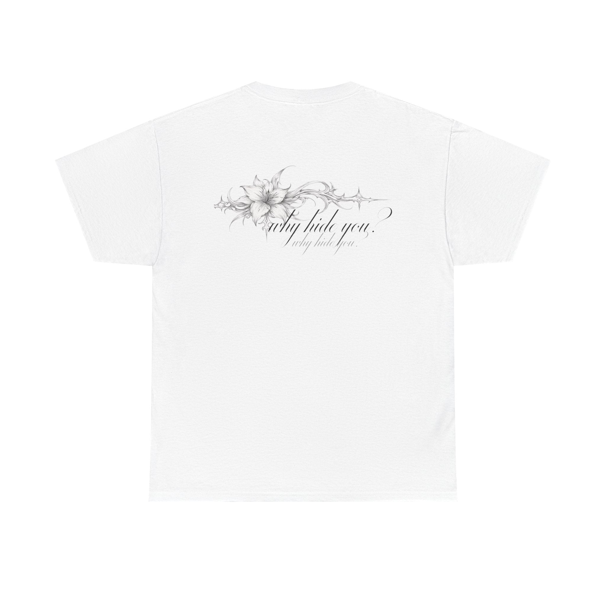 Copy of Expose yourself script text T-shirt HEAVY COTTON VERSION | minimalist typography tee