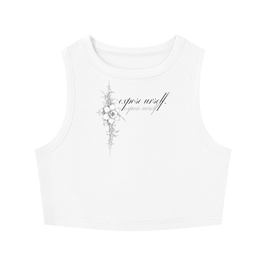 Women's Tight Crewneck Crop Tank Top